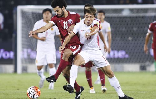 中国男足vs卡塔尔大球的相关图片